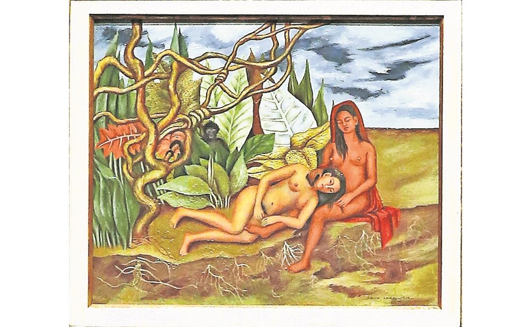 De Frida Kahlo se subastó "Dos desnudos en el bosque" por 8 mdd. (ARCHIVO EL UNIVERSAL)