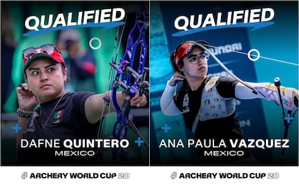 Dafne Quintero y Ana Paula Vázquez clasifican a la Final de la Copa del Mundo de Tiro con Arco