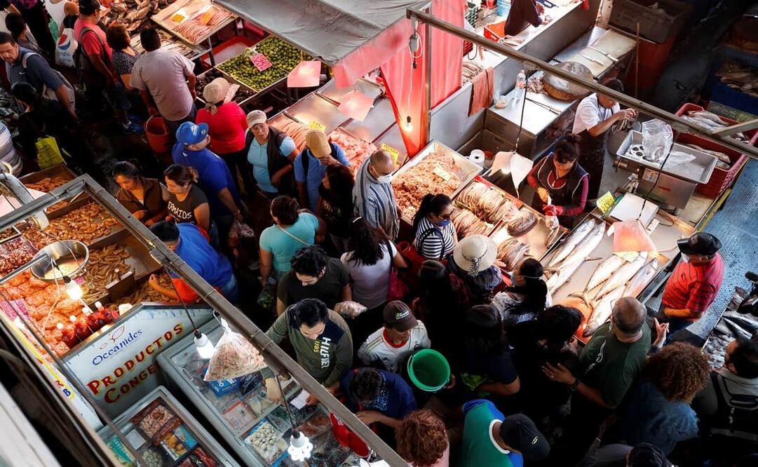 Mercado de La Viga. Foto: EFE