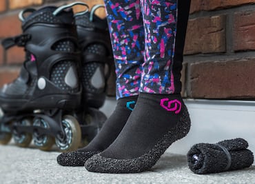 El zapato calcetín para andar a patín por el mundo