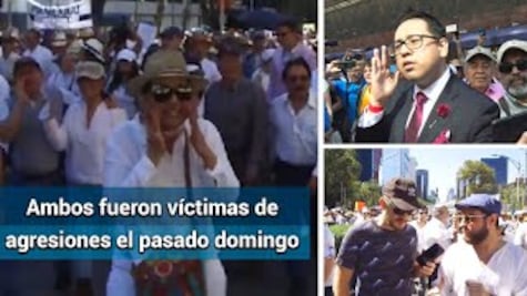 Irving Pineda y Gómez Bruera denuncian agresiones tras discurso de AMLO en el Zócalo
