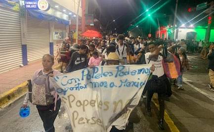 Caravana migrante sale de Tapachula, Chiapas; aclaran que su intención es quedarse en México, no ir a EU