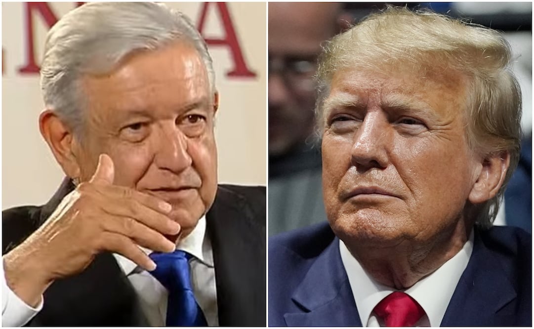 El presidente Andrés Manuel López Obrador defendió al expresidente de Estados Unidos, Donald Trump, quien enfrenta cargos por sobornos