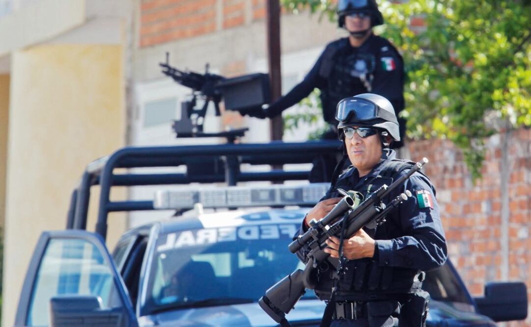 It was reported that armed civilians opened fire against the officers - Photo: Raúl Estrella/EL UNIVERSAL