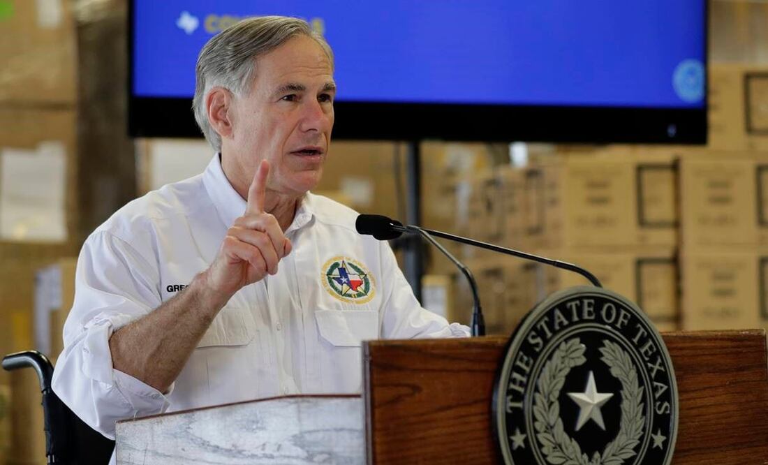 Greg Abbott, gobernador de Texas. Foto: AP