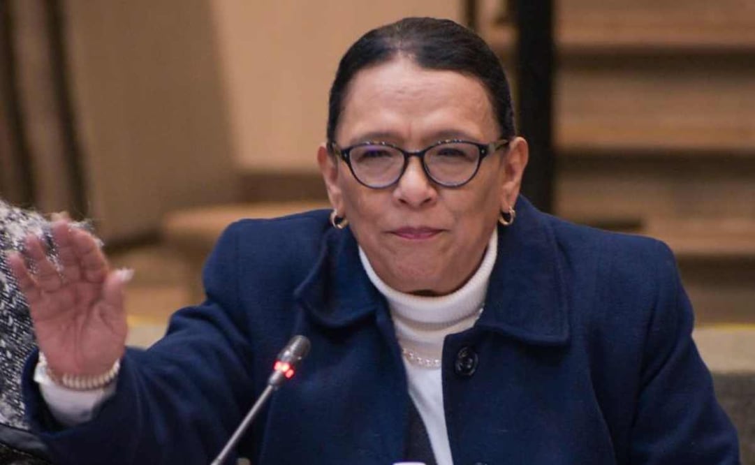 Rosa Icela Rodríguez, titular de Segob, en plenaria de Morena este 1 de febrero del 2026. Foto: Santiago Cadena