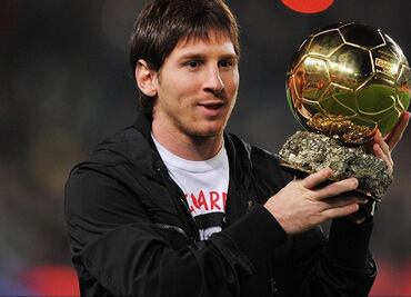 Lionel Messi y el recuerdo de su primer Balón de Oro