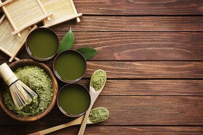 Las propiedades nutritivas del matcha y el taro 