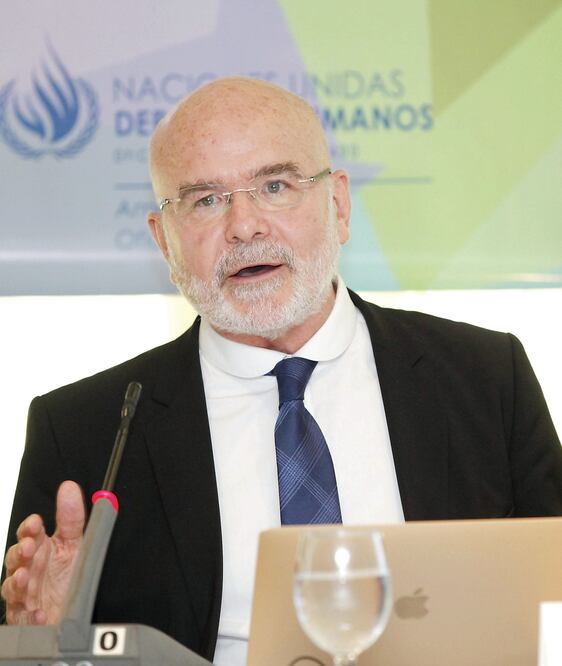 Defensa. Michel Forst, relator especial de la ONU, visitó México en enero pasado (ARCHIVO EL UNIVERSAL)