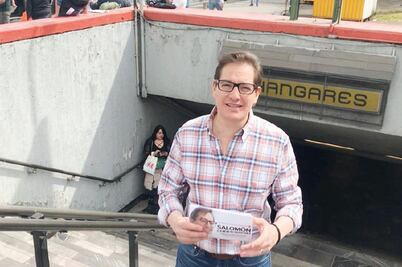 Chertorivski viaja en Metro y comparte sus propuestas 