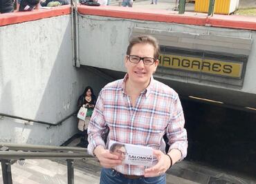 Chertorivski viaja en Metro y comparte sus propuestas