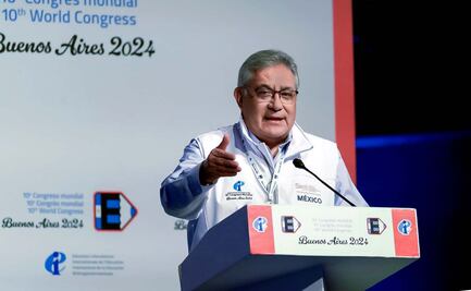 Reconocen al SNTE por logros obtenidos para sus agremiados en congreso mundial