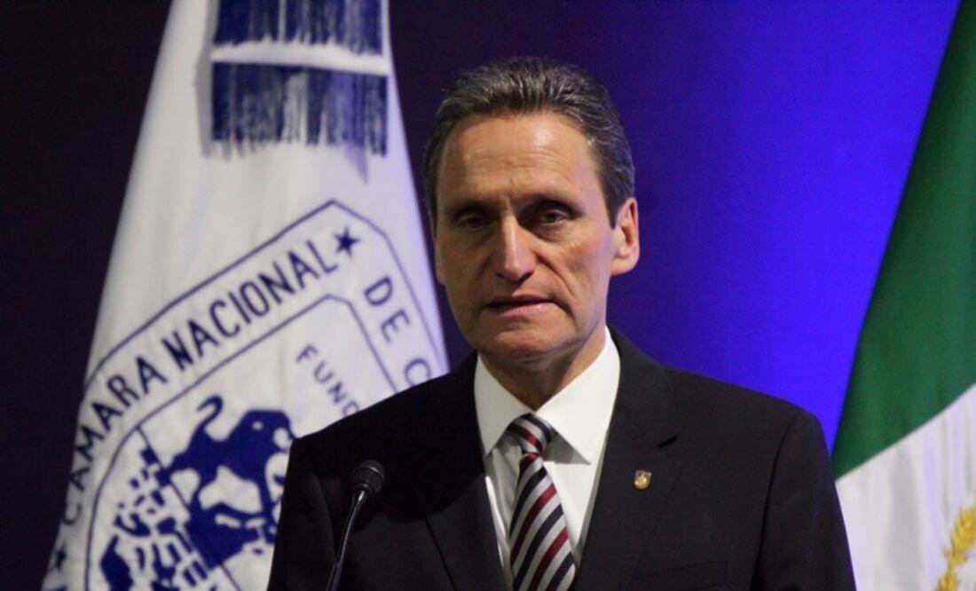 Nathan Poplawsky Berry, presidente de la Canaco de la Ciudad de México (Tomada de Twitter @CANACOMexico)