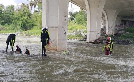 Buscan a mujer que fue arrastrada por río La Silla en Nuevo León