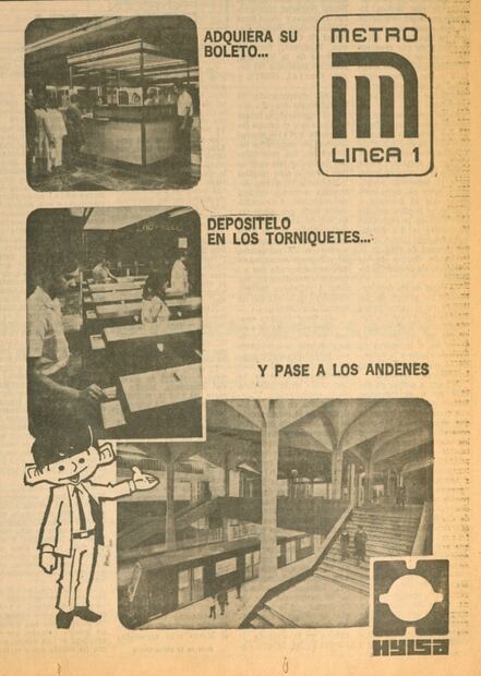 Los primeros usuarios del Metro