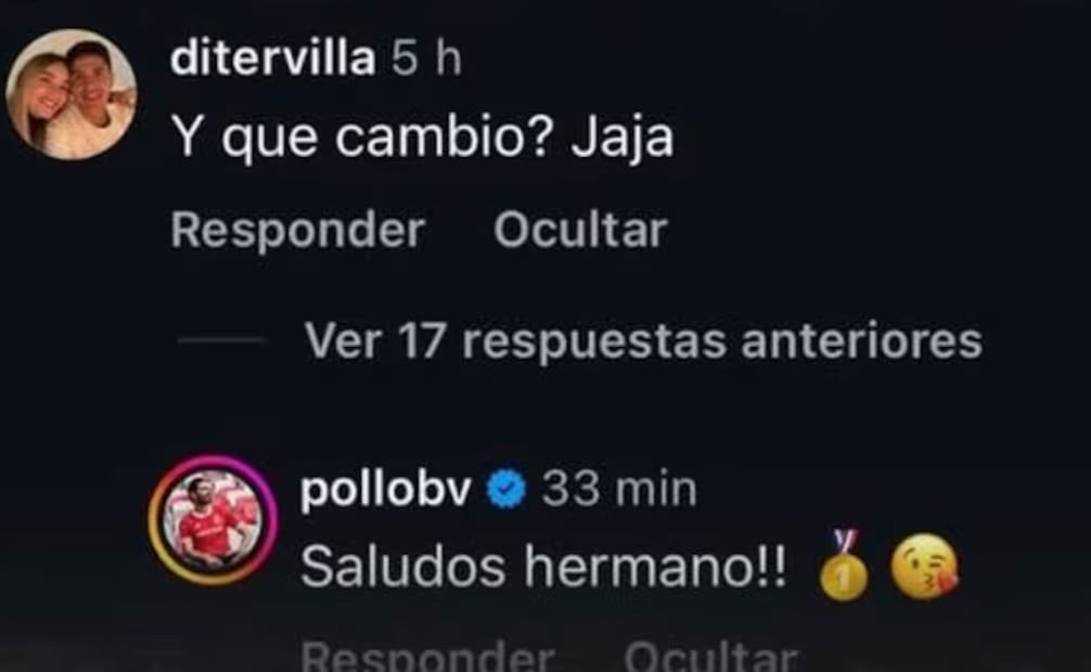 La respuesta del Pollo a Villalpando en redes / Foto: Especial