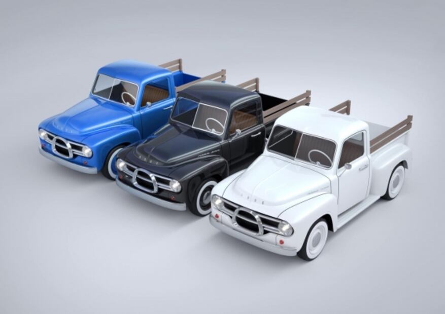 Nobe 500, la pequeña pickup eléctrica con estilo retro