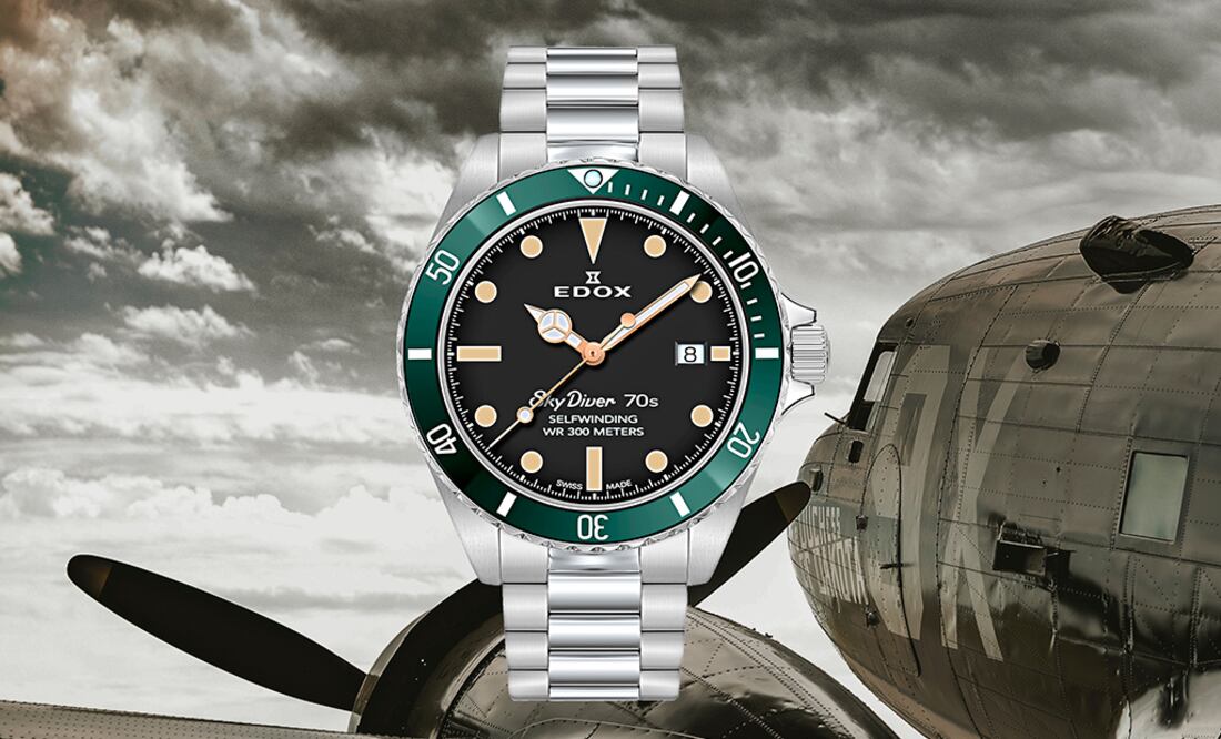 Para celebrar los 135 años de operaciones de Edox, se lanza una nueva versión de la colección SkyDiver.