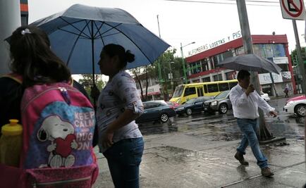 Se registra lluvia en 11 delegaciones de la CDMX