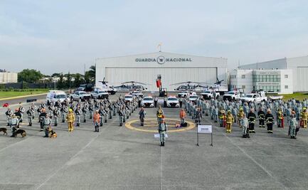 Con perros y hasta Black Hawk, Guardia Nacional integra 32 equipos de seguridad y rescate para emergencias