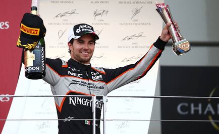 “Checo” agradece trabajo de Force India