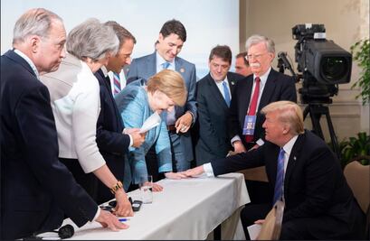 Trump desmiente mala relación con el G-7