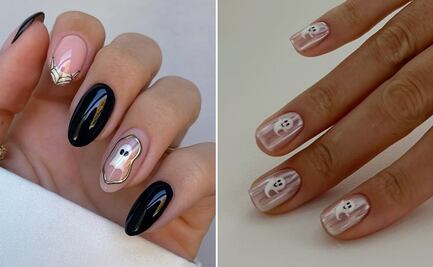 7 diseños de uñas con fantasmas para lucir en Halloween