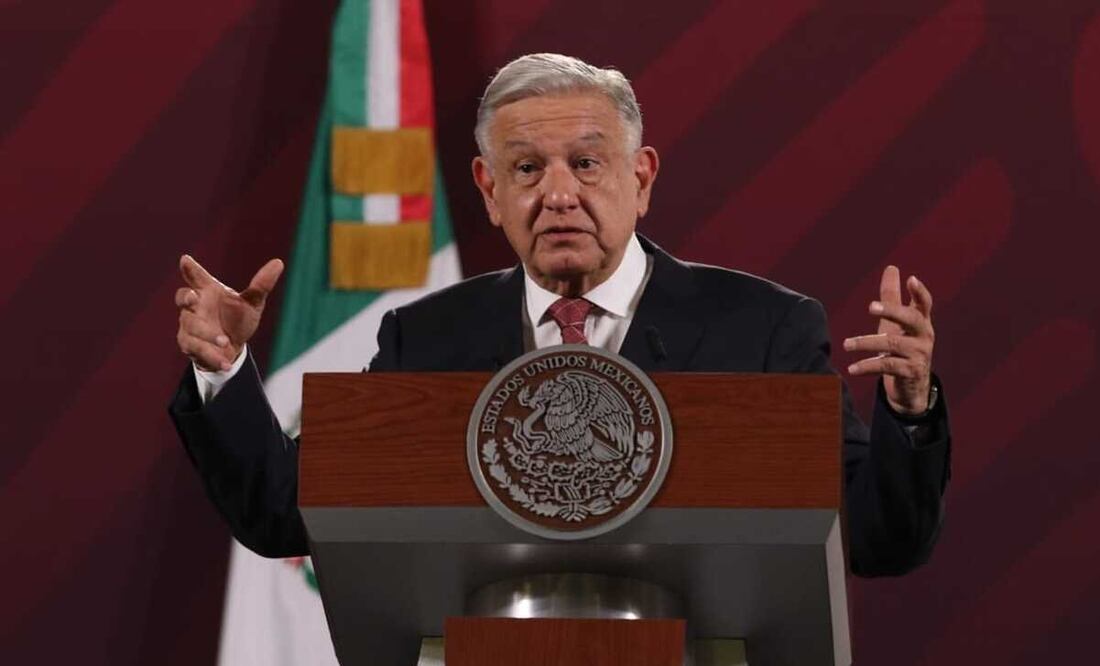 El presidente Andrés Manuel López Obrador, dijo “lo que estoy vislumbrando es que va a continuar la Cuarta Transformación, que habrá continuidad con cambio y que no habrá marcha atrás”. Foto: Carlos Mejía / EL UNIVERSAL