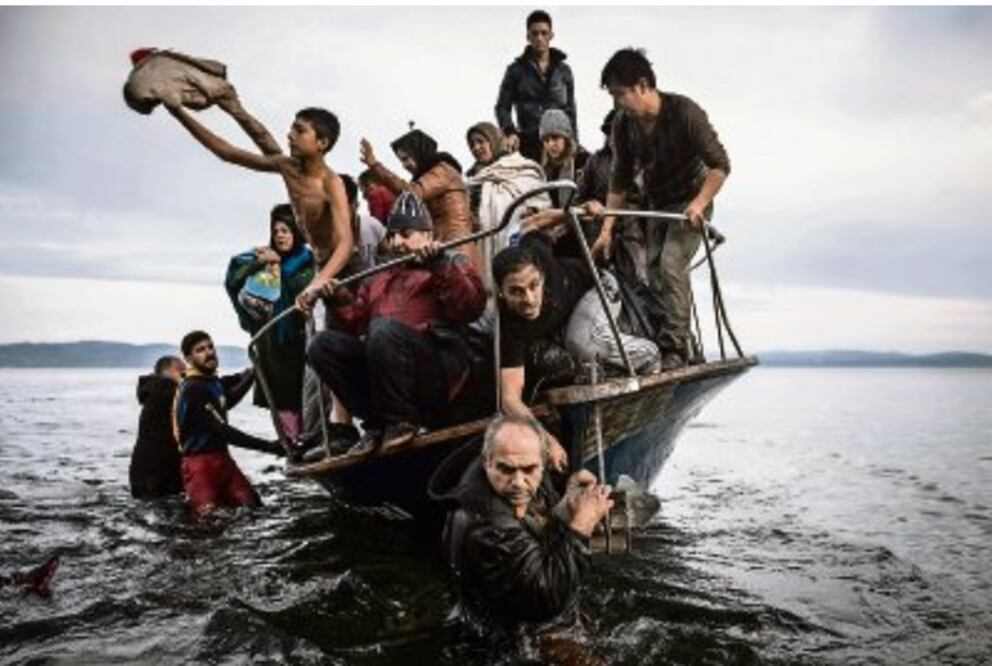 Sergey Ponomarev, de The New York Times, retrató a los refugiados (SERGEY PONOMAREV)