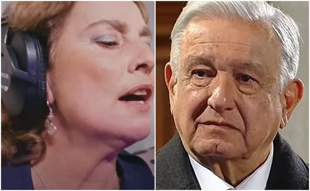 Beatriz Gutiérrez Müller y Andrés Manuel López Obrador. Foto: Captura
