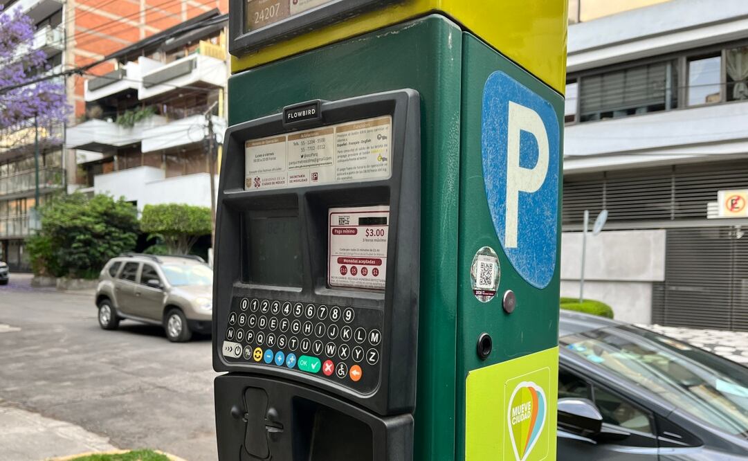 Los parquímetros operan en distintos polígonos de la CDMX. Foto: Fernanda OH / EL UNIVERSAL