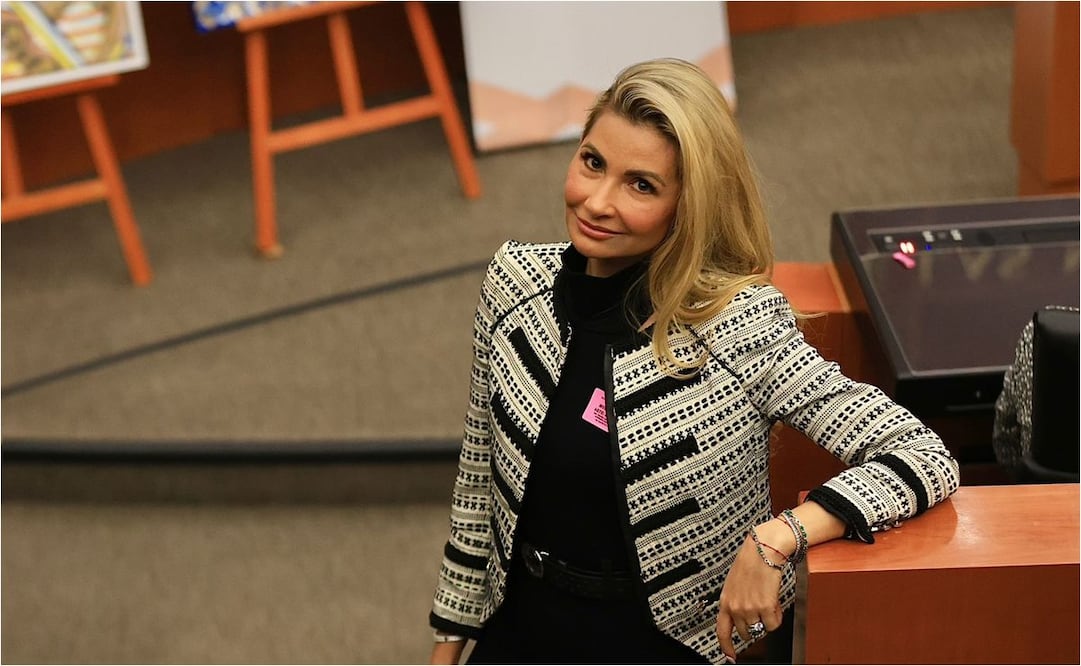 Marion Lanz Duret, galardonada por su labor altruista en redes sociales. Foto: Berenice Fregoso/EL UNIVERSAL