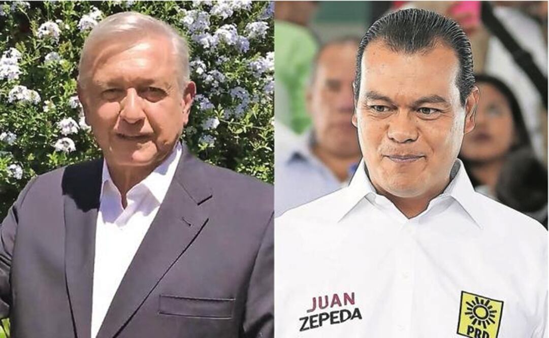 Andrés Manuel López Obrador and Juan Zepeda – Photo: File photo/EL UNIVERSAL