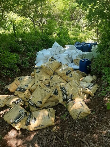 Localizan cuatro laboratorios clandestinos en Sinaloa; procesaban drogas sintéticas