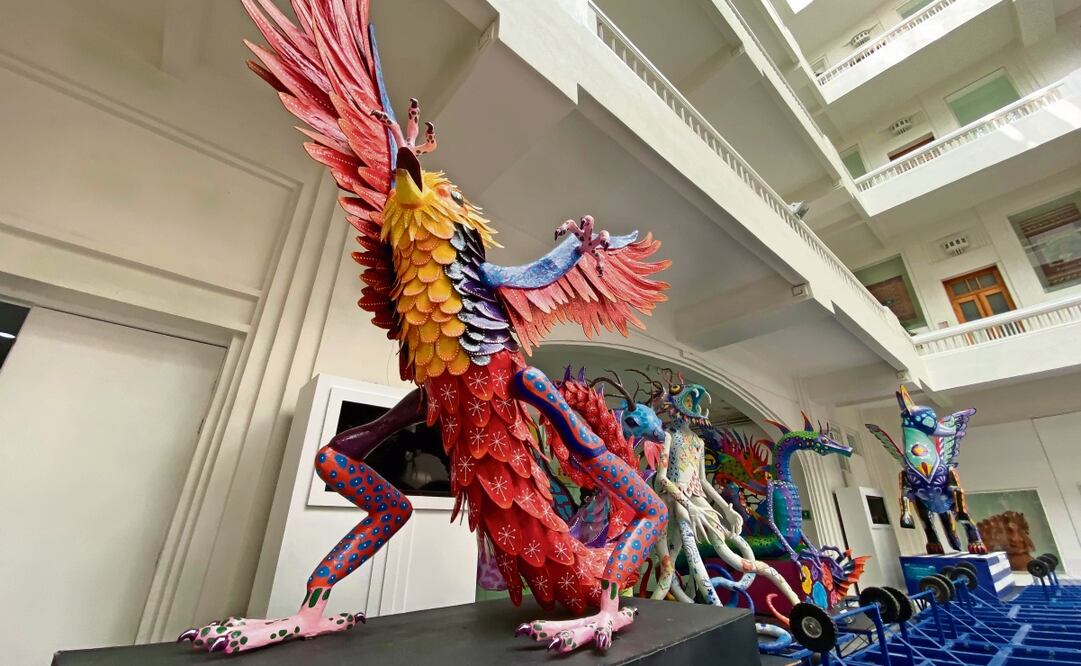 Las figuras multicolores de seres imaginarios recorrerán el próximo sábado la calle 5 de Mayo, avenida Juárez y Paseo de la Reforma, y arribarán a la glorieta del Ángel entre las 14:30 y 15:00 horas. Foto: Alberto Acosta | El Universal