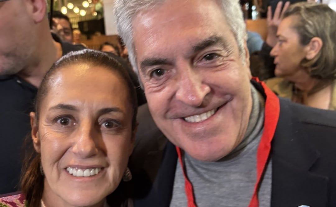 La presidenta de México, Claudia Sheinbaum, y el abogado argentino Gregorio Dalbón en España. Foto: X @Gregoriodalbon