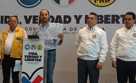 PAN, PRI y PRD: Morena se convirtió en un “narcopartido” que promueve una “narcoelección”  