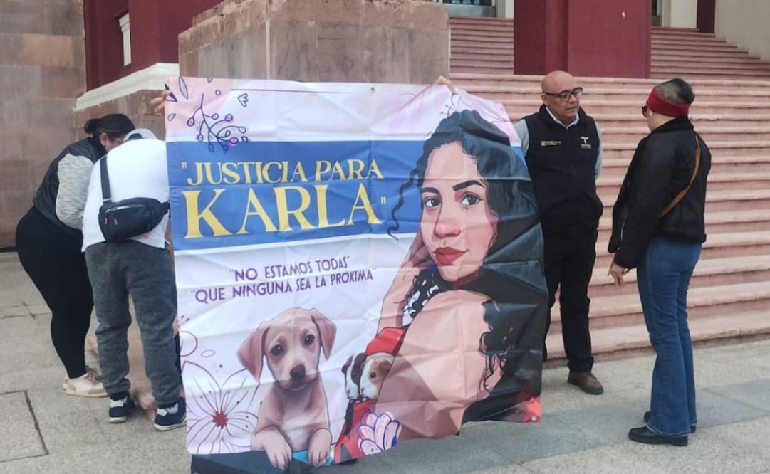 Piden justicia por Karla, una adolescente de 14 años asesinada por su exnovio en Tamaulipas (19/01/2026). Foto: Especial