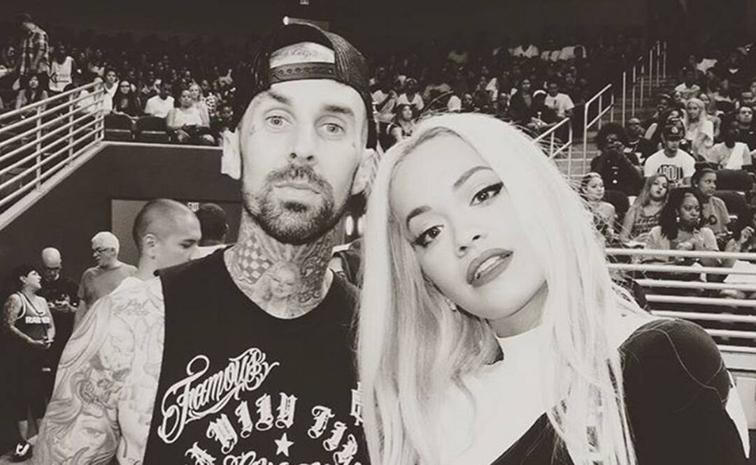 Ambos se conocieron el un partido de Básquetbol Power 106 All Star en los Ángeles California hace un par de semanas. FOTO: Instagram/travisbarker.