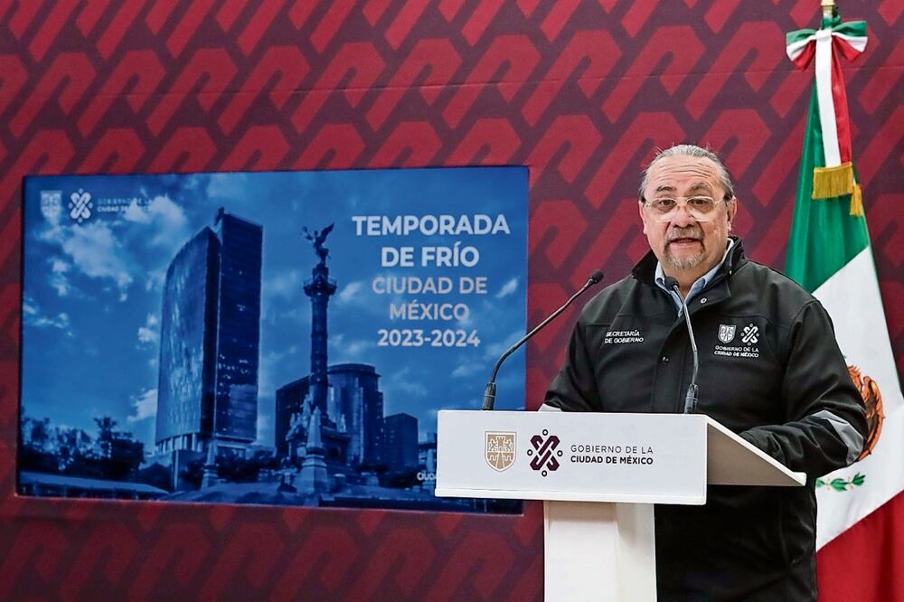 El secretario de Gobierno, Ricardo Ruiz, afirmó que en esta época el Gobierno capitalino realiza diversas acciones para proteger a la población. Foto: Especial