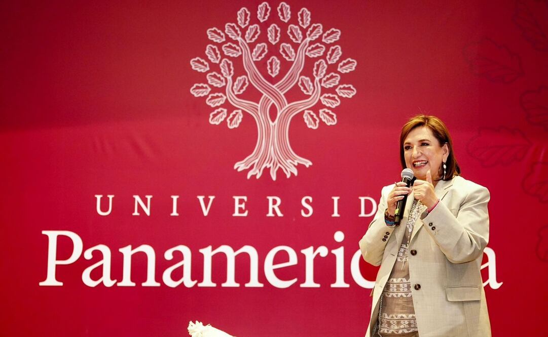 Xóchitl Gálvez sostiene encuentro con estudiantes de la Universidad Panamericana Foto: Especial
