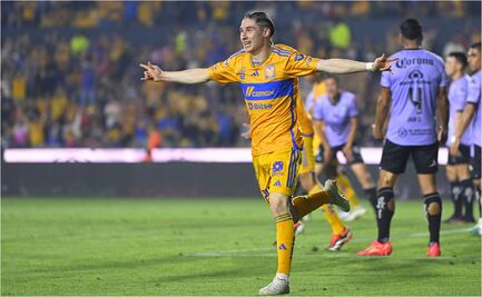 Tigres golea a Mazatlán con enorme actuación de Marcelo Flores