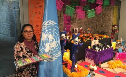 Por primera vez instalan ofrenda de muertos en sede de Unesco en París