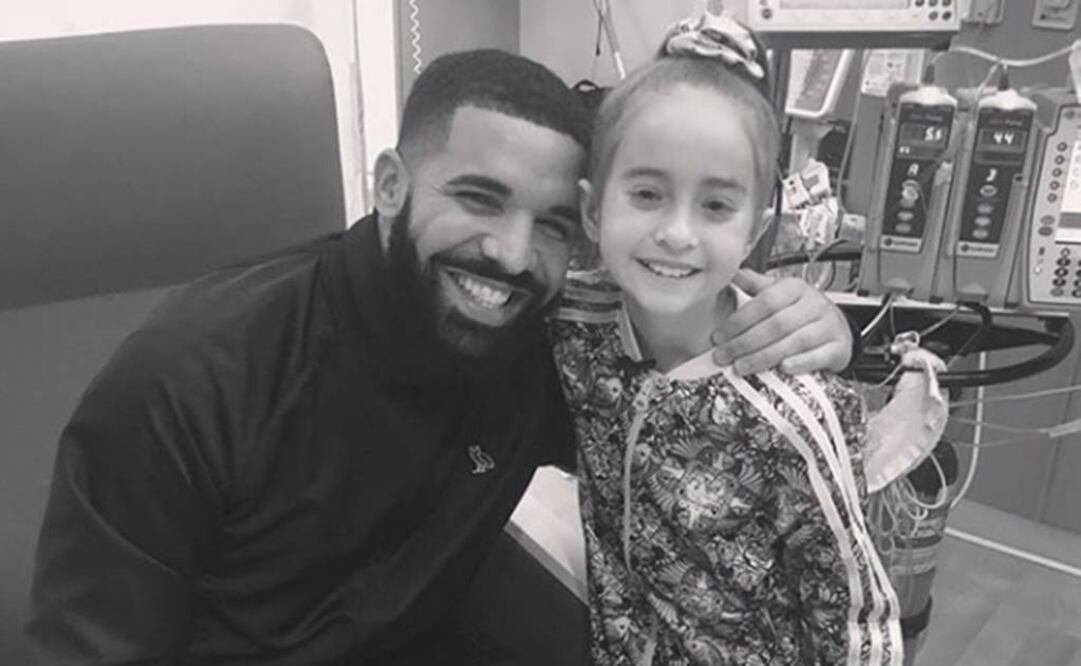 Drake habló con la niña de Justin Bieber y basquetbol Foto: Instagram