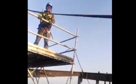 Así se vivió el sismo de 7.2 grados desde la punta de un rascacielos