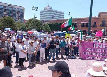 "El país no necesita políticos con toga": Abogados, empresarios, jueces y magistrados protestan en Guanajuato contra reforma judicial
