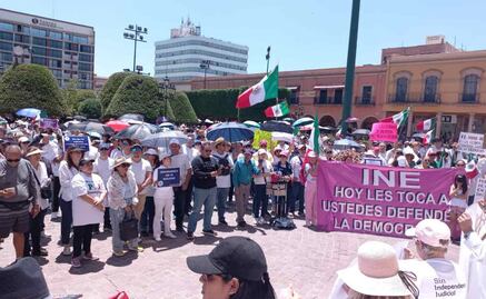 "El país no necesita políticos con toga": Abogados, empresarios, jueces y magistrados protestan en Guanajuato contra reforma judicial