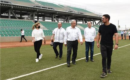 AMLO reinaugura estadio que costó 57 mdp su rehabilitación; justifica Sedatu inversión