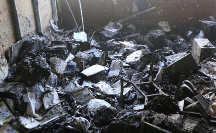 Incendio en la FES Acatlán deja dos lesionados con quemaduras y fracturas