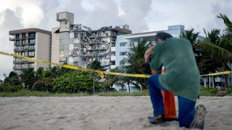 Qué pasará con la parte del edificio que no cayó tras el derrumbe en Miami